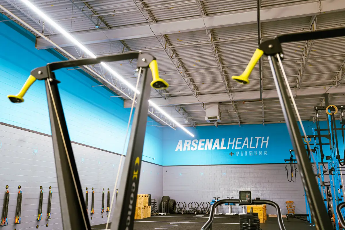 Arsenal Health functional training facility with professional rig equipment