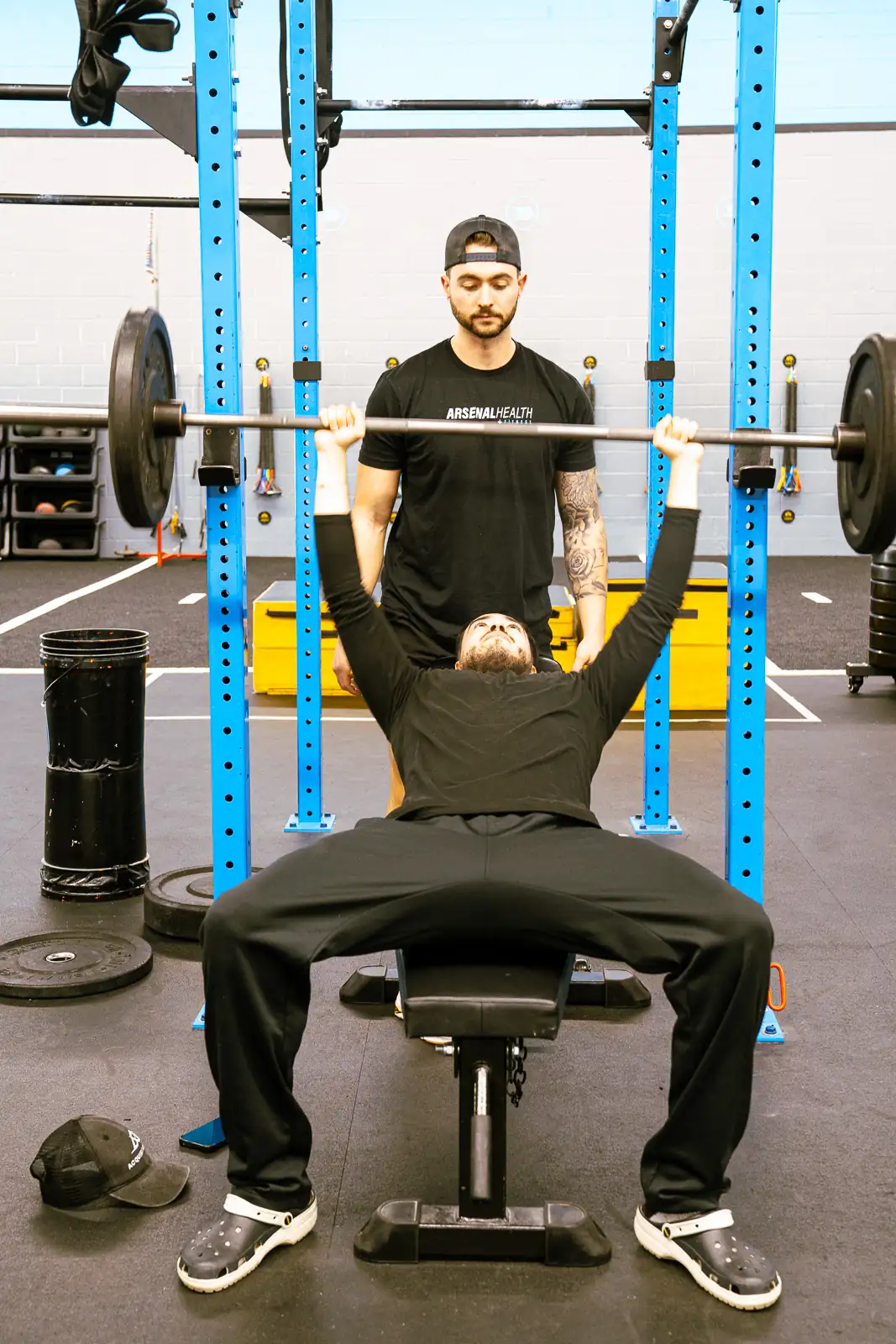 Arsenal Health training facility with professional equipment and trainers