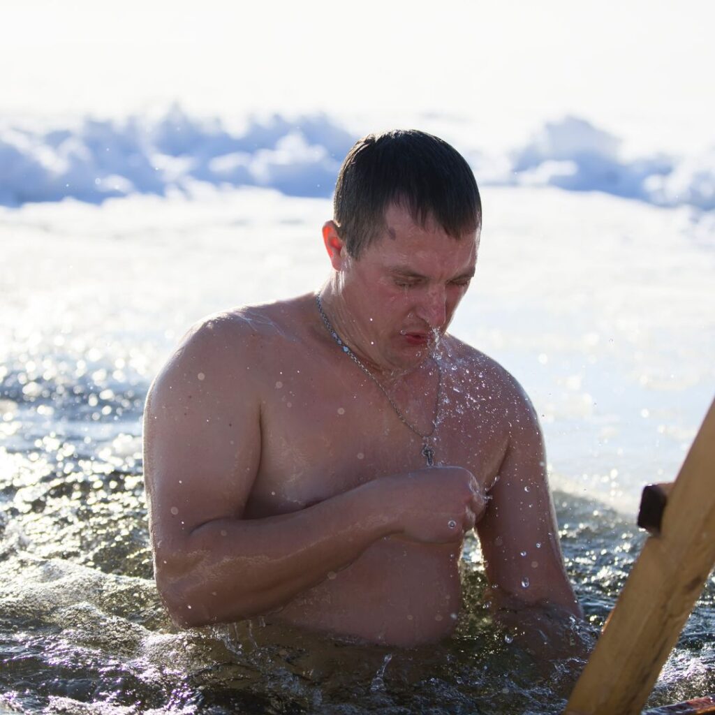 best time to cold plunge - cold shower